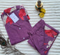 Purple & Red Floral Printed Co-ord Set