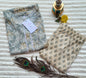Elegant Grey Floral Printed Kurta with Beige Printed Pants